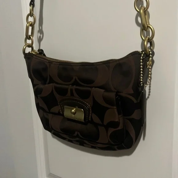 COACH Kristin Brown Shoulder/Crossbody Bag - Picture 4 of 12